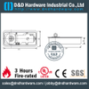 Stainless Steel Heavy Duty Floor Spring for Hotel Glass Door -DDFS220