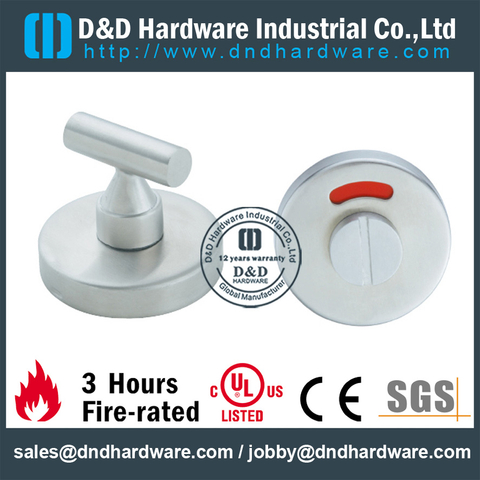 Stainless steel 316 fashion toilet indicator with knob for Hotel Bath Door -DDIK020 