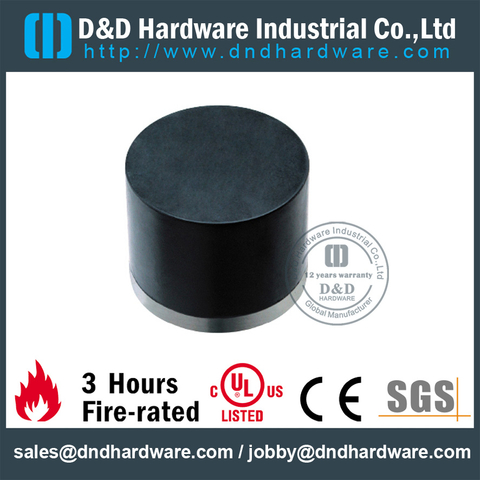 Stainless steel cylindrical wall mounted door stopper for Bathroom Door - DDDS092