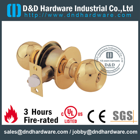 Stainless Steel Entrance Tubular Lockset for Wooden Door-DDLK001