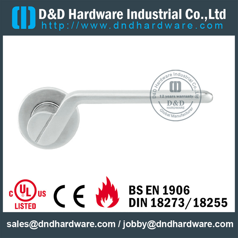 Cast Solid Stainless Steel Lever Handle for Office Doors-DDSH199