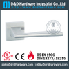 SSS316 modern Europe lever handle with square rose for Restroom Door - DDSH114 