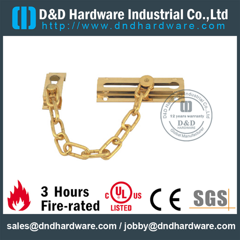 Antique Brass Security Door Chain for Metal Door-DDDG005