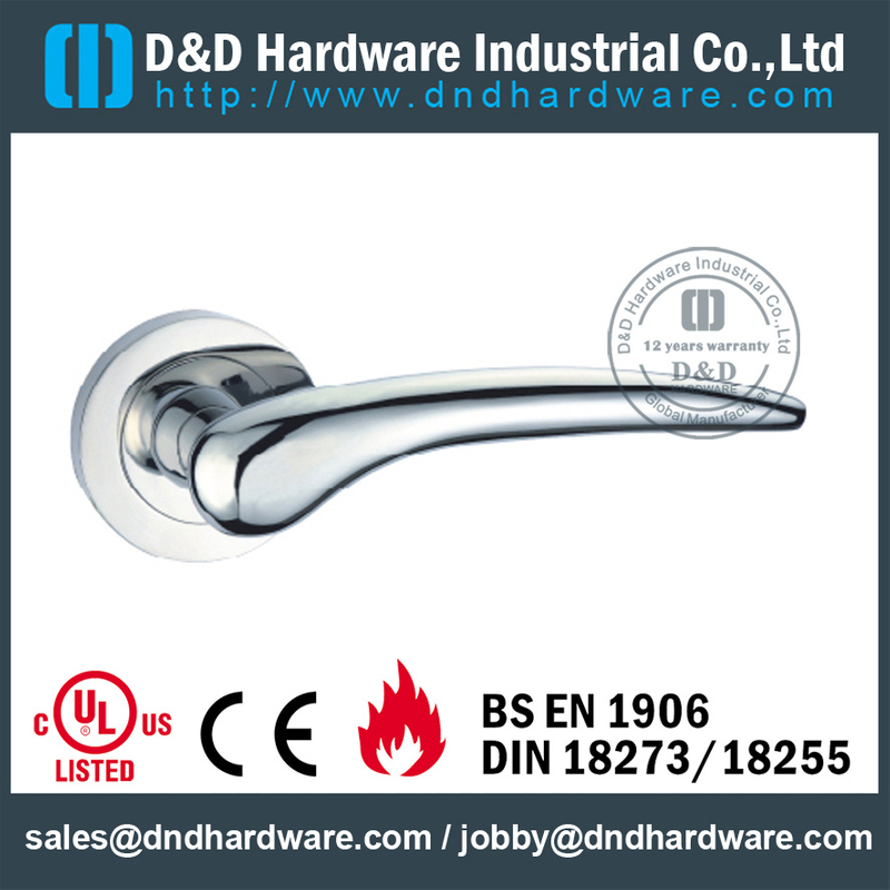 PSS 304 classical crank solid handle for Swing Door- DDSH119 