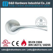 Stainless steel bent solid lever handle for Roommate Door- DDSH084 