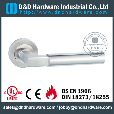 Antirust special design vertical lever solid handle for Entrance Door - DDSH170 