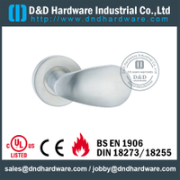 SUS316 rivet design lever solid door handle for External Door- DDSH061 