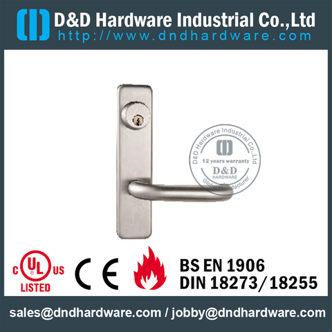 SS304 Escutcheon Fire Rated Lever Trim-DDPD014