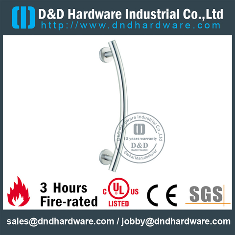 SUS304 Oval Pull Handle for Exterior Hotel Door-DDPH043