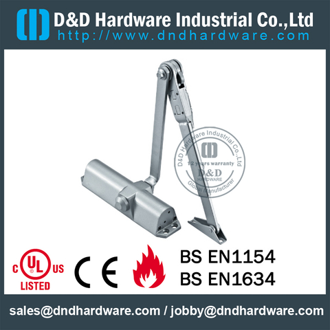 Aluminium Alloy Fully Hydraulic Control Durable Door Closer for Commercial Door- DDDC-68 