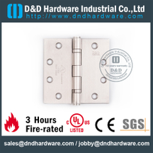 UL Fire-rated Full Mortise Door Hinge-DDSS002-FR-4.5x4.5x3.0mm