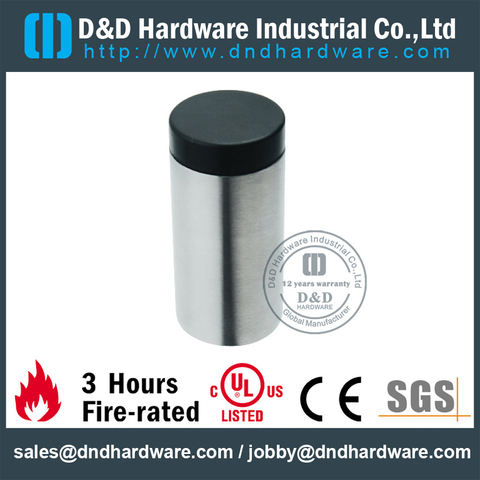 Stainless steel vertical wall mounted door stopper for Entry Door- DDDS045
