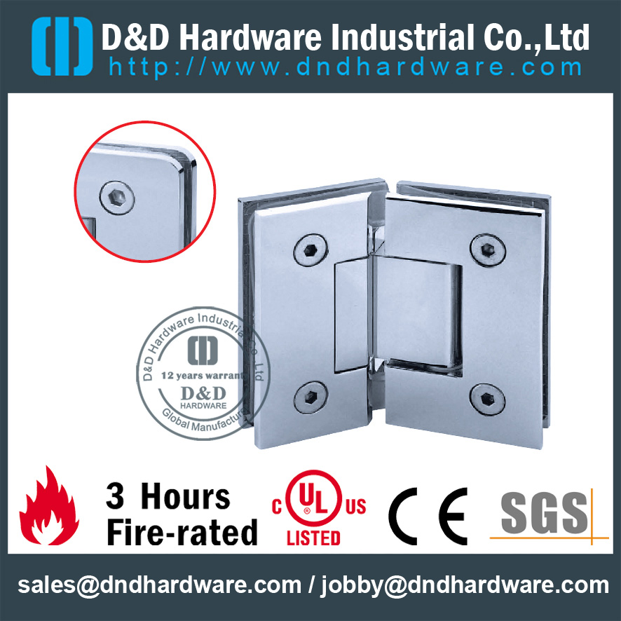 High Quality Brass Glass to Glass Hinges-D&D Hardware
