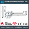Zinc Alloy classical durable door guard for Bedroom Door -DDDG009 