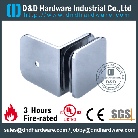 Stainless Steel 316 Glass Clamp for Glass Bathroom Door -DDGC002