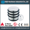 Stainless steel cylindrical floor mounted door holder with 3 rubber ring for Fire Door-DDDS054