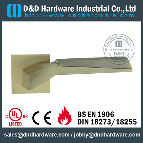 Stainless steel 304 square solid door handle for Home Door- DDSH177 