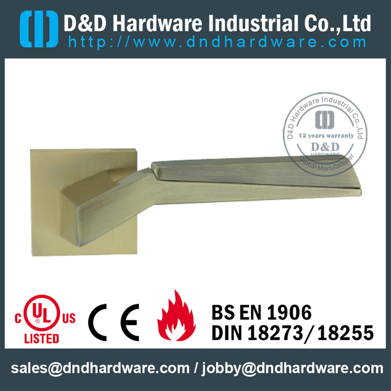 Stainless steel 304 square solid door handle for Home Door- DDSH177 