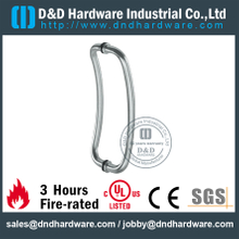 Stainless Steel 316 Cranked Pull Handle for Front Glass Door-DDPH034