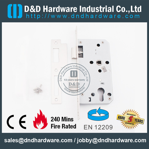SS CE Fire-rated Sash Lock -DDML6072SL