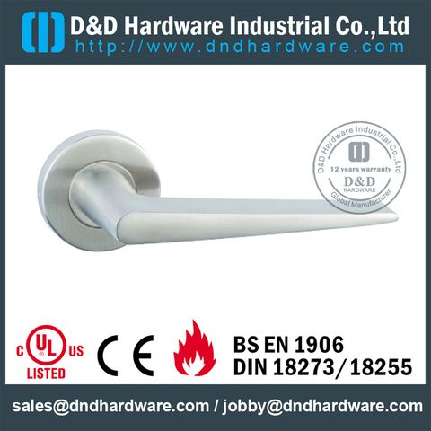 SUS316 classical lever solid handle for Indoor Door - DDSH147