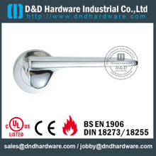 SUS304 fine vertical designer lever door handle for Restroom Door- DDSH110 