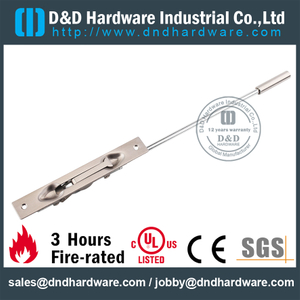Stainless Steel Grade 304 Long Flush Door Bolt for Front Metal Door-DDDB011