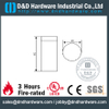 Stainless steel vertical wall mounted door stopper for Entry Door- DDDS045