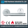 Stainless steel 304 round tubular custom solid lever handle for Wood Door- DDSH200