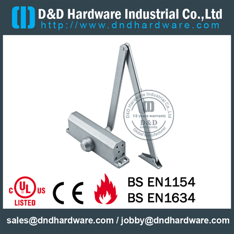 Aluminium Alloy Classical Practical Door Closer with EN Certificate for Metal Door - DDDC-63B
