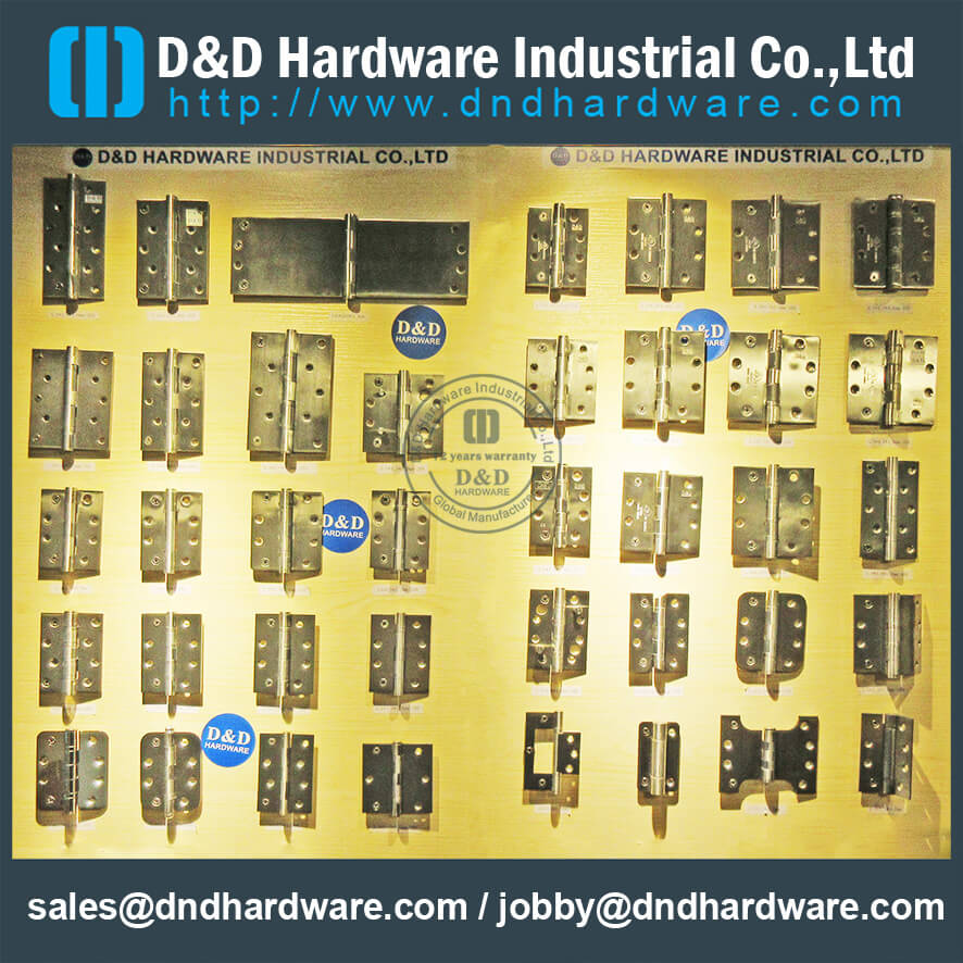 SS304 CE Door Hinge for Metal Door -DDSS001-4x3x3.0mm