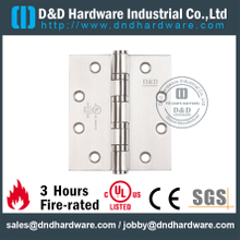 UL SS304 Full Mortise Fire Rated Door Hinge-DDSS003-FR-4x4x3.0mm