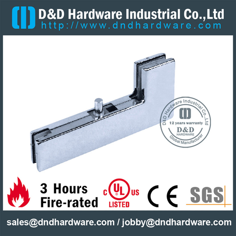 Polish Corner Patch Fitting Crank Clamp for Front Glass Door –DDPT005