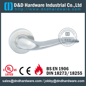 Stainless steel bent popular design solid door handle for External Door- DDSH131 