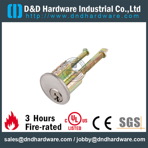 Zinc alloy Night Latch Plate Single Cylinder Lock Knob-DDPD020