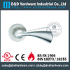 Grade 304 Casting Lever Handle on Rose for Commercial Doors-DDSH082