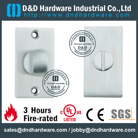Antirust classical rectangle indicator lock for Toilet Door-DDIK023