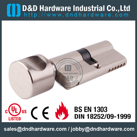 Brass Key and Turn Lock Cylinder-DDLC001