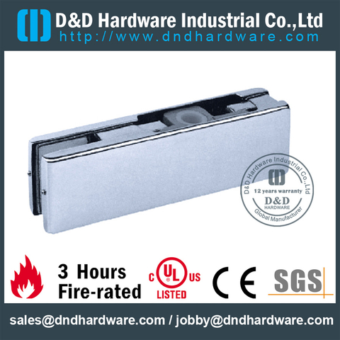 Heavy Duty Frameless Top Patch Fitting for Commercial Glass Door –DDPT003