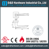 Antirust irregular fire-rated solid lever handle for Steel Door - DDSH169