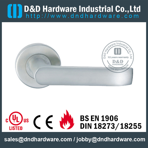 SUS316 safety good quality fire-rated door handle for Commercial Door - DDSH127