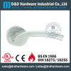 Stainless Steel Cast Solid Lever Handle on Rose for Office Doors-DDSH074