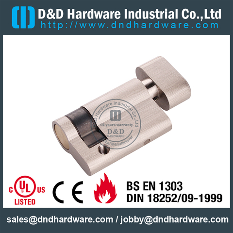 Brass Single Thumbturn Cylinder Lock-DDLC009