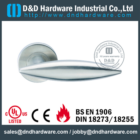 Antirust rivet good hand feeling solid handle for Bedroom Door- DDSH065