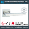 Antirust top selling flat square solid door handle for External Door- DDSH174