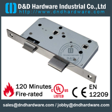 Stainless steel round head type latch mortise lock for Bathroom Door - DDML5578WC