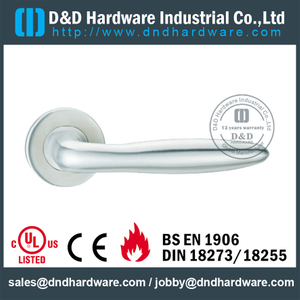 SUS304 rivet upright lever door handle for Swing Door- DDSH050
