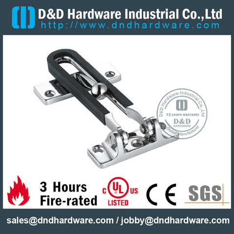 Zinc alloy practical popular security door guard for Home Door-DDDG014 