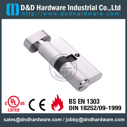 Solid Brass Turn Lock Cylinder-DDLC007