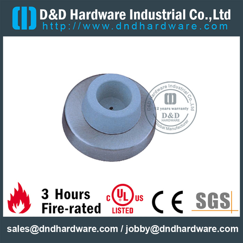 Stainless steel concave wall mounted door stopper for Office Door-DDDS023